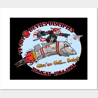 VF-301 Devil's Disciples Nose Art Posters and Art